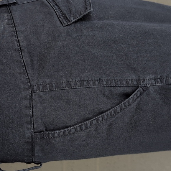 Vintage Y2K Alice + Olivia Navy Blue Low Rise Cargo Jogger Pants Size 8 - Picture 7 of 10